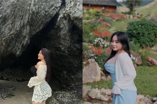 Chị gái mưa nằm phơi bướm mời xơi