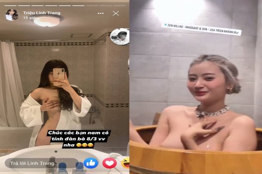 Triệu Linh Trang hot tiktoker bị lộ clip sex